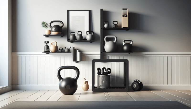 DIY Home Gym Kettlebell Storage Ideas