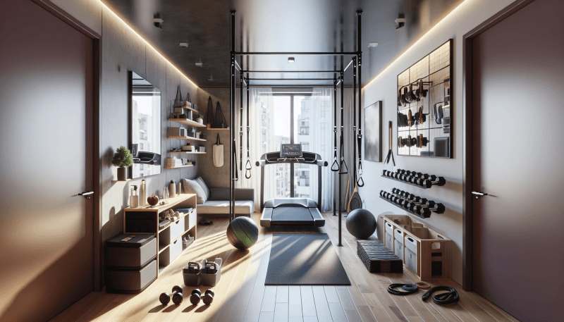 10 space saving diy home gym ideas for apartments 4