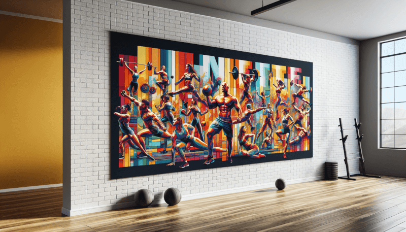 gym wall painting ideas 1