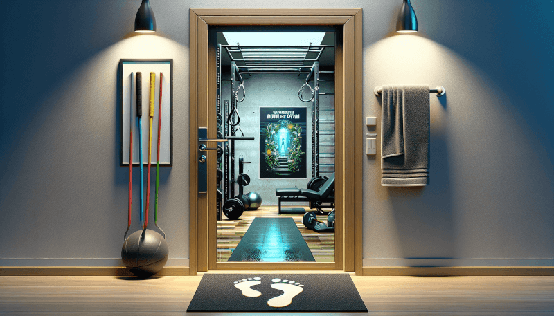 home gym door ideas 1