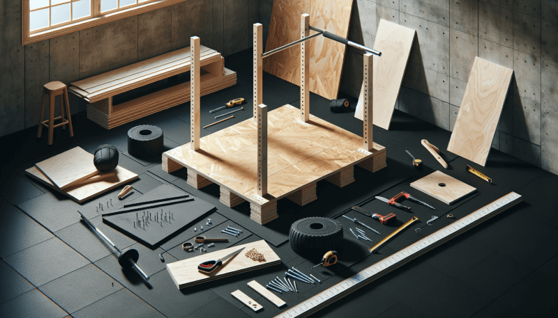 how to build a diy weightlifting platform for your home gym 1